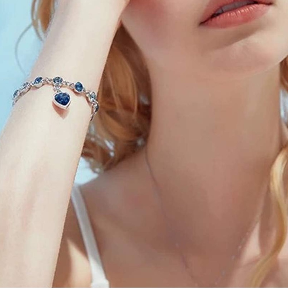 Crystal Birthstone Charm Eternal Love Crystal bracelet